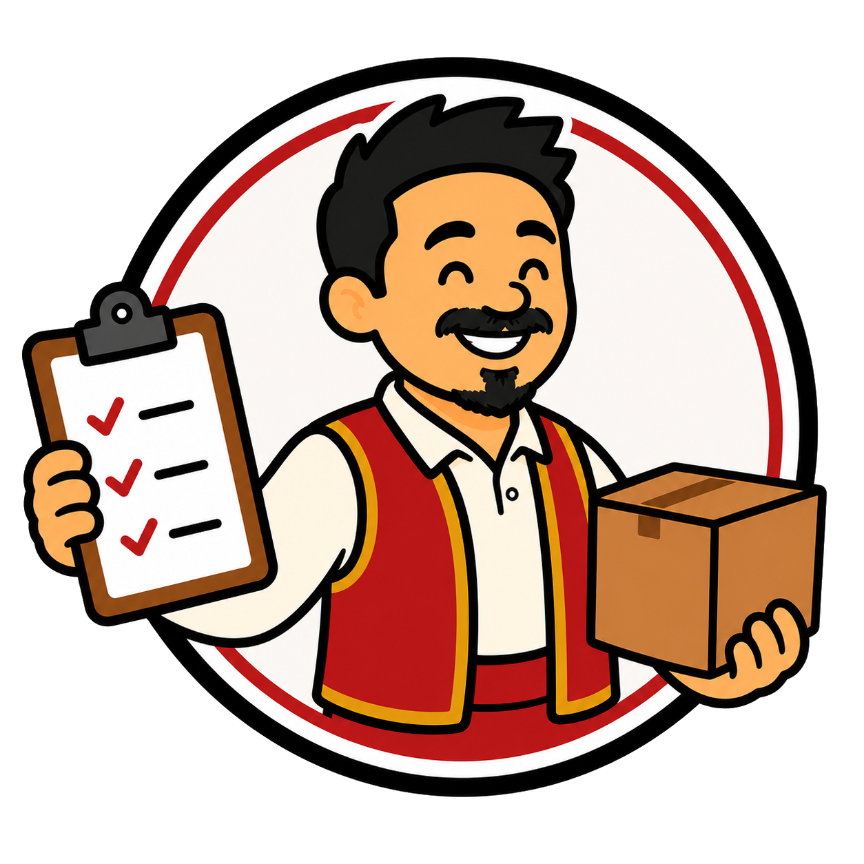 Illustration of Jesus, Lil'Turk Shop's founder